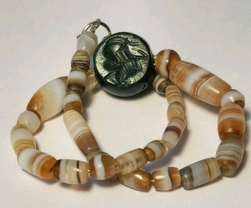 Bracciale antiche perle - bracciale, di