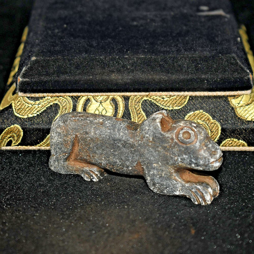 Antica statuina animale - , in